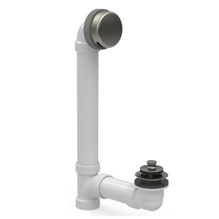 WATCO 900 Series 16 in. Sch. 40 PVC Bath Waste - Push Pull 900-PP-PVC-BN